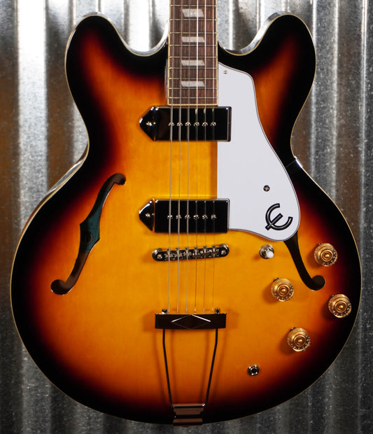Epiphone Casino Vintage Sunburst Semi Hollow Guitar #5105 Used