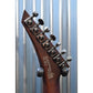 Washburn Parallaxe S29-7FR Dark Swamp Ash 7 String Carved Top 29 Fret Guitar #0205
