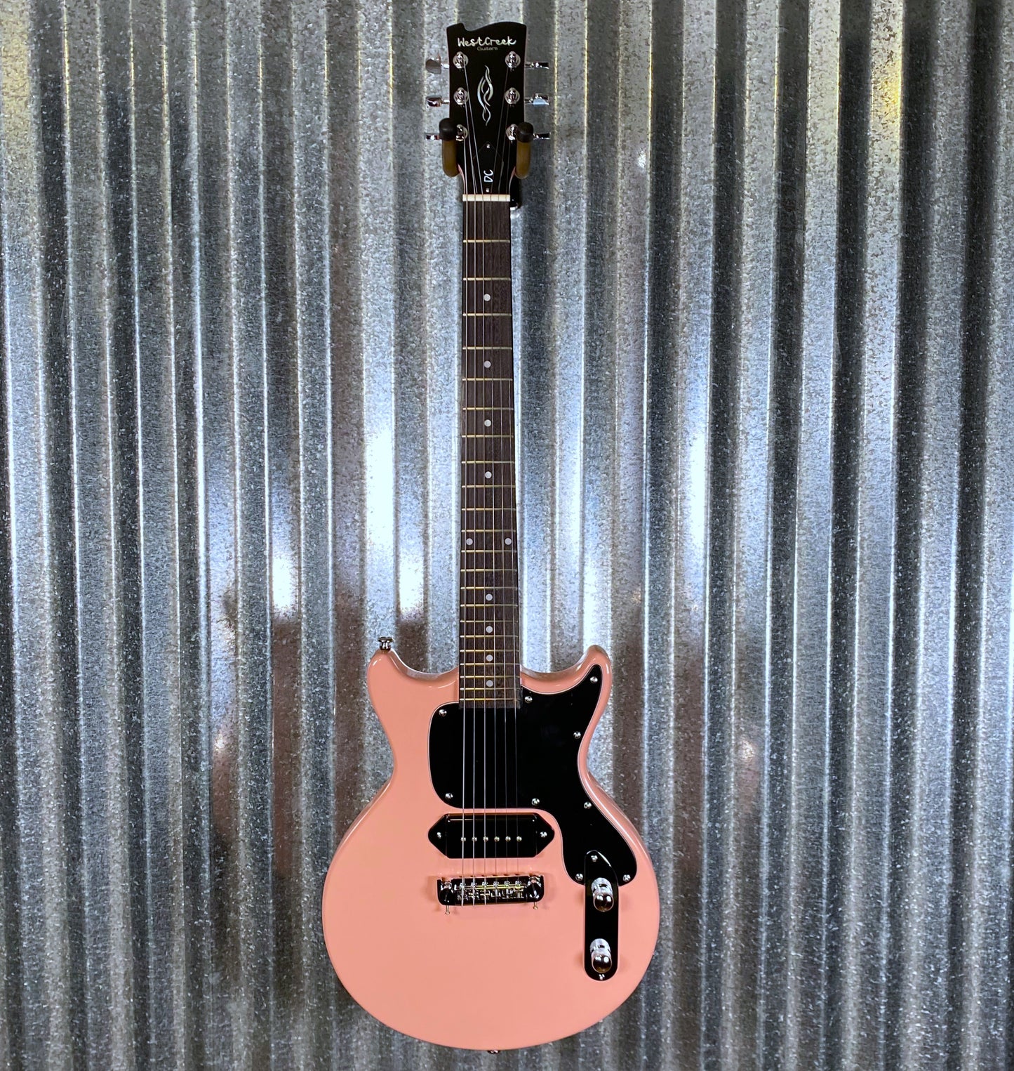 Westcreek DC LP Junior P90 Pink Guitar #0097 Used