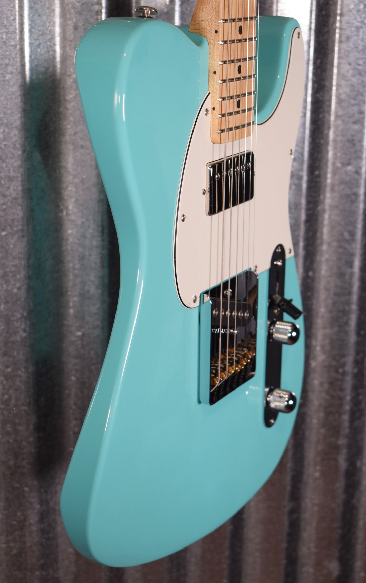 G&L USA ASAT Classic Bluesboy Turquoise Maple Satin Neck Guitar & Case #5318