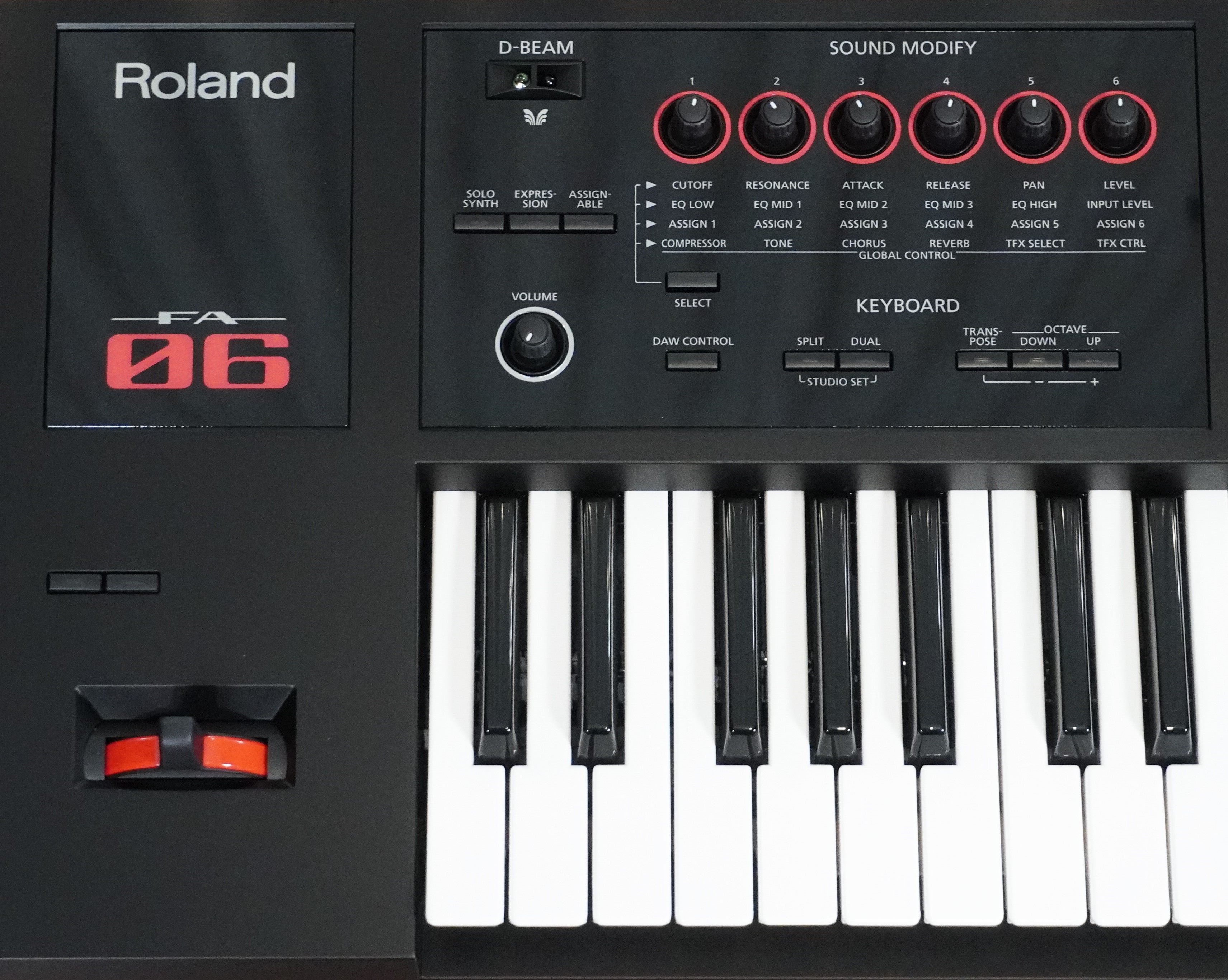 Roland FA-06 61 Key Music Workstation Synthesizer Keyboard