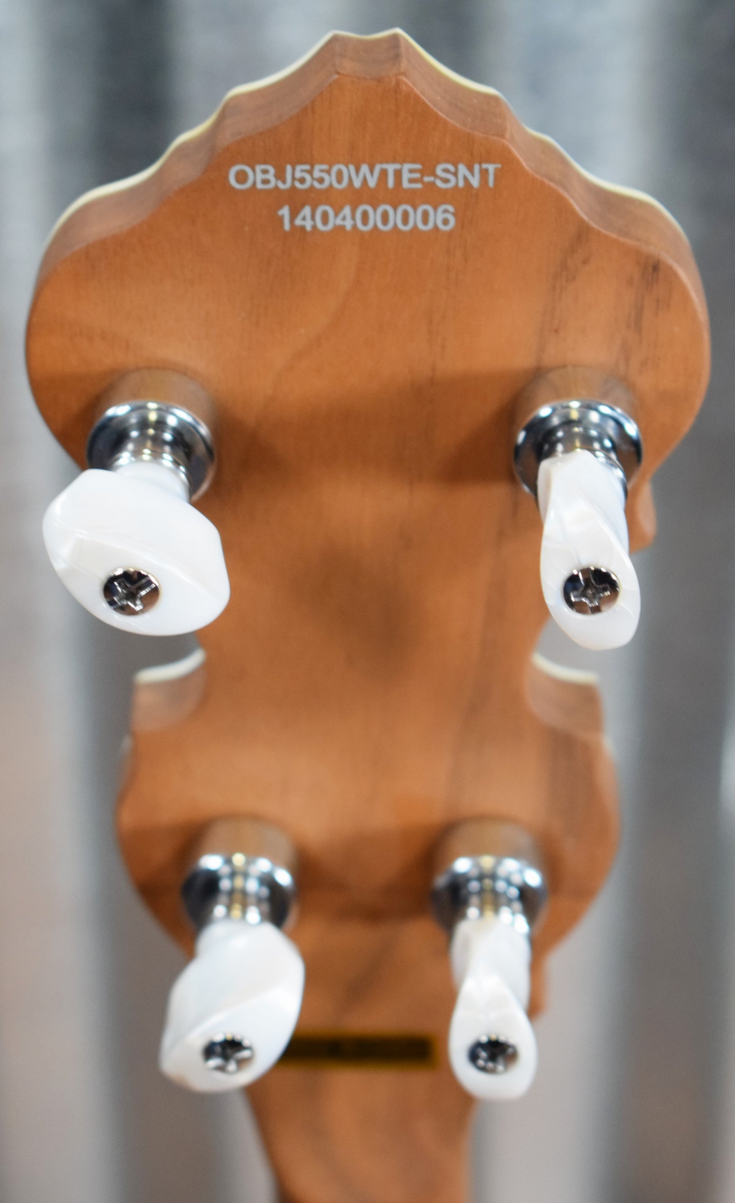 Ortega Guitars Falcon OBJ550WTE-SNT Satin Walnut 4 String Tenor Banjo & Bag #0006