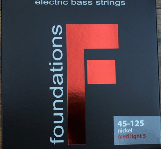 SIT Strings Foundations 5 String Medium Light Nickel Bass Set FN545125L