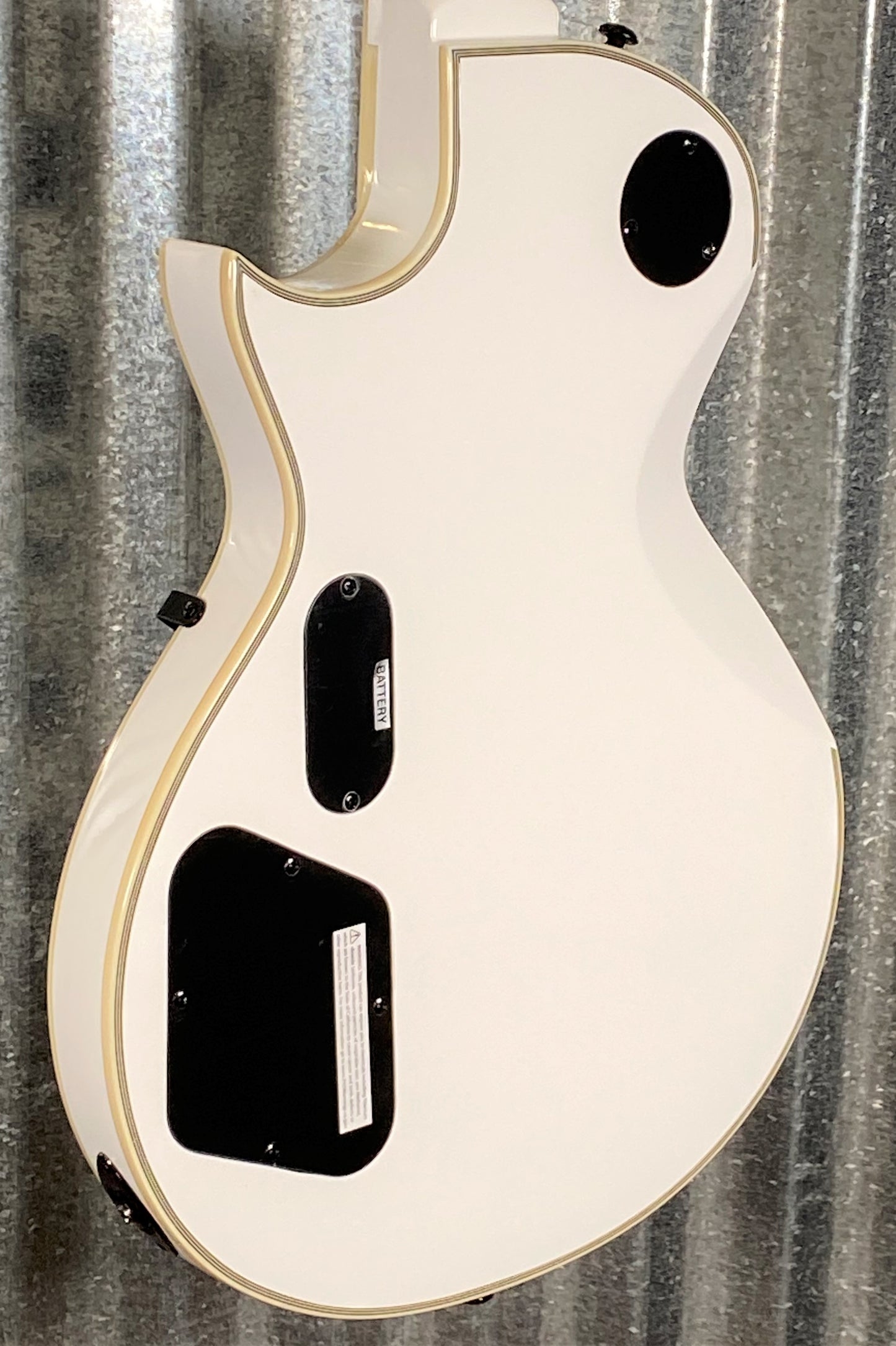 ESP LTD Iron Cross James Hetfield Snow White Guitar & Case LIRONCROSSSW #0388 Used