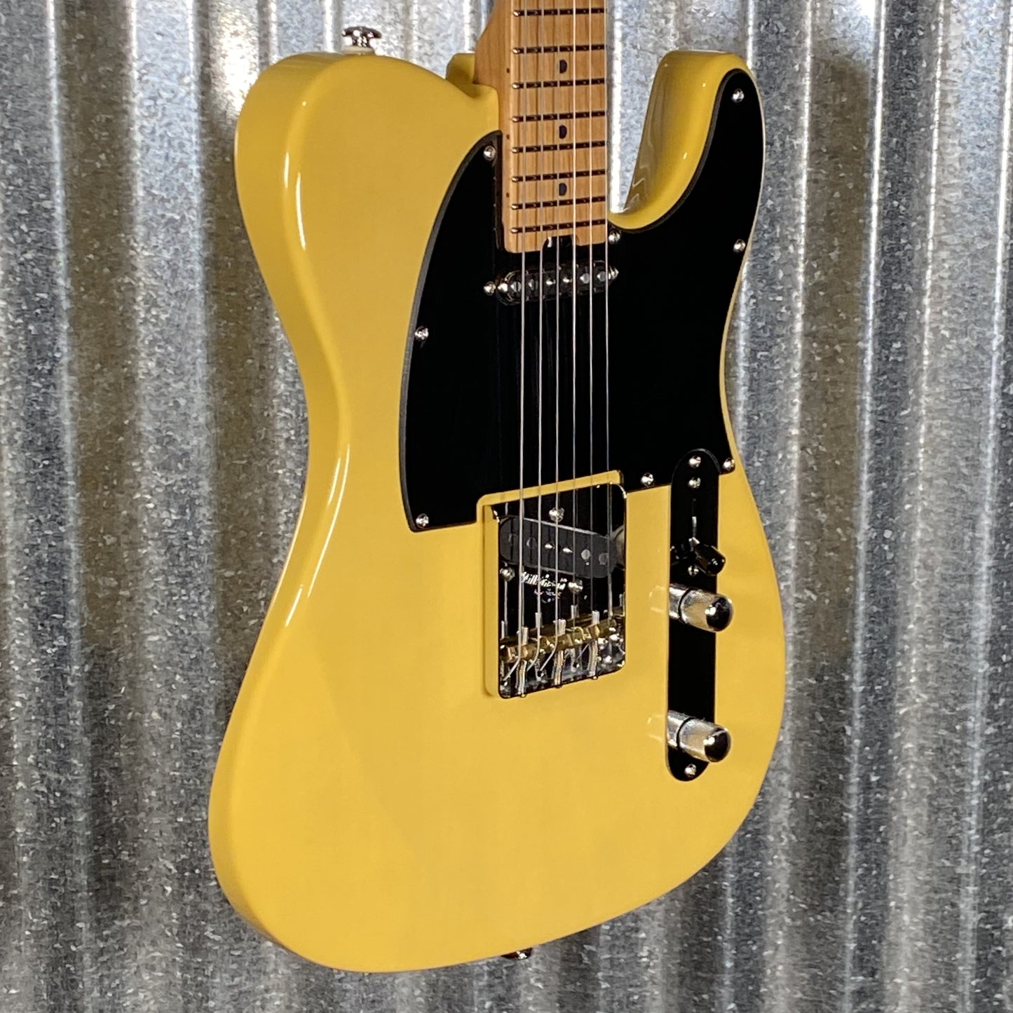 Musi Virgo Classic Telecaster Empire Yellow Guitar #0323 Used