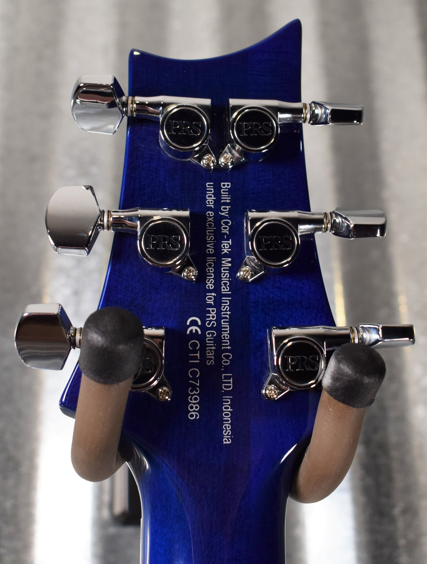PRS Paul Reed Smith SE Standard 24 Translucent Blue Guitar #3986