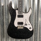 Jet JS500BLS HH Strat Style Guitar Bound Black Sparkle #0010