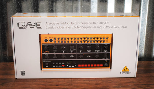 Behringer Crave Analog Semi-Modular Synthesizer Sequencer