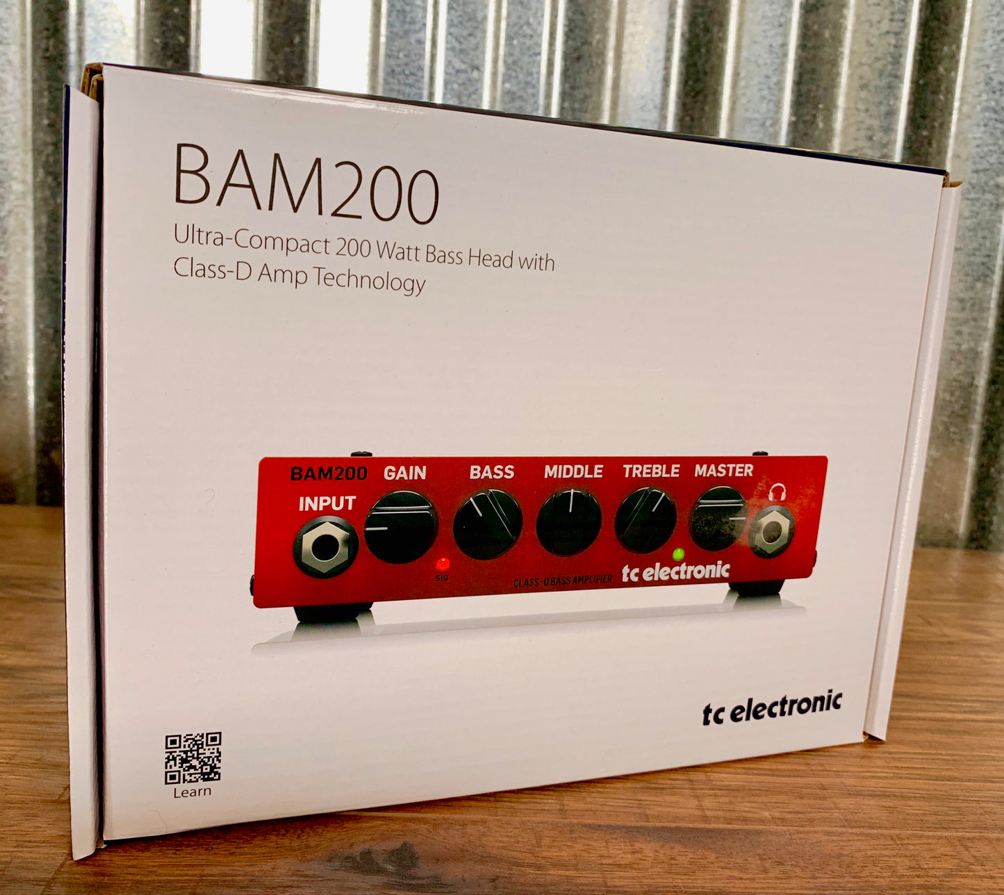 TC Electronic BAM200 Ultra Compact 200 Watt Bass Amplifier Head