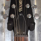 Hamer Archtop Flame Trans Black Double Cut Electric Guitar SATF-TBK #0925
