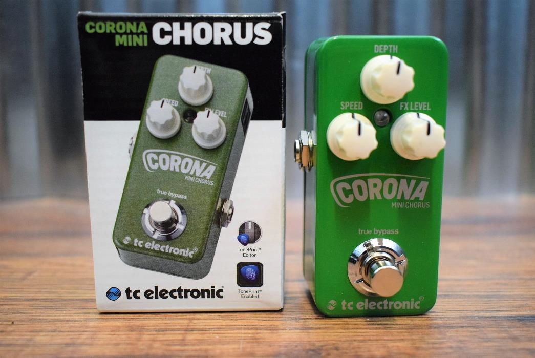 TC Electronic Corona Mini Chorus Tone Print Compact Guitar Effect Pedal