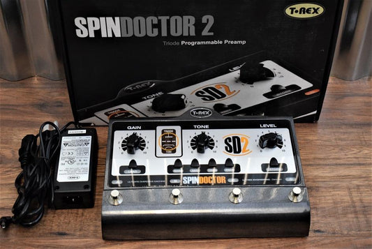 T-Rex Spindoctor 2 Programable Motorized Tube Guitar Preamp Effect Pedal Demo