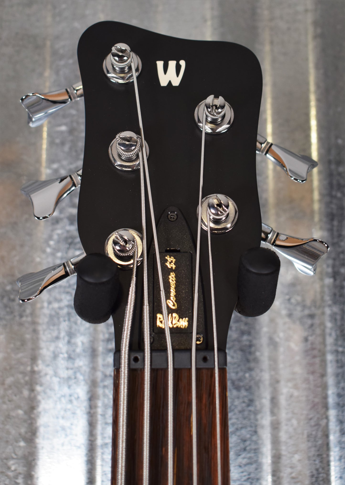 Warwick Rockbass Corvette $$ Double Buck Trans Satin Natural Active 5 String Bass & Bag #7820