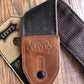 Levy's M7WC-BRN 2" Waxed Canvas Cotton Back Adjustable Guitar & Bass Strap Brown