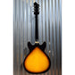 Hagstrom Super VIking SUVIK-TSB Tobacco Sunburst Flame Top Semi-Hollow Guitar #0272