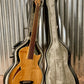 ESP LTD TL-5 Spalted Maple Thinline 5 String Acoustic Electric Bass LTL5SMNAT & Case #2224
