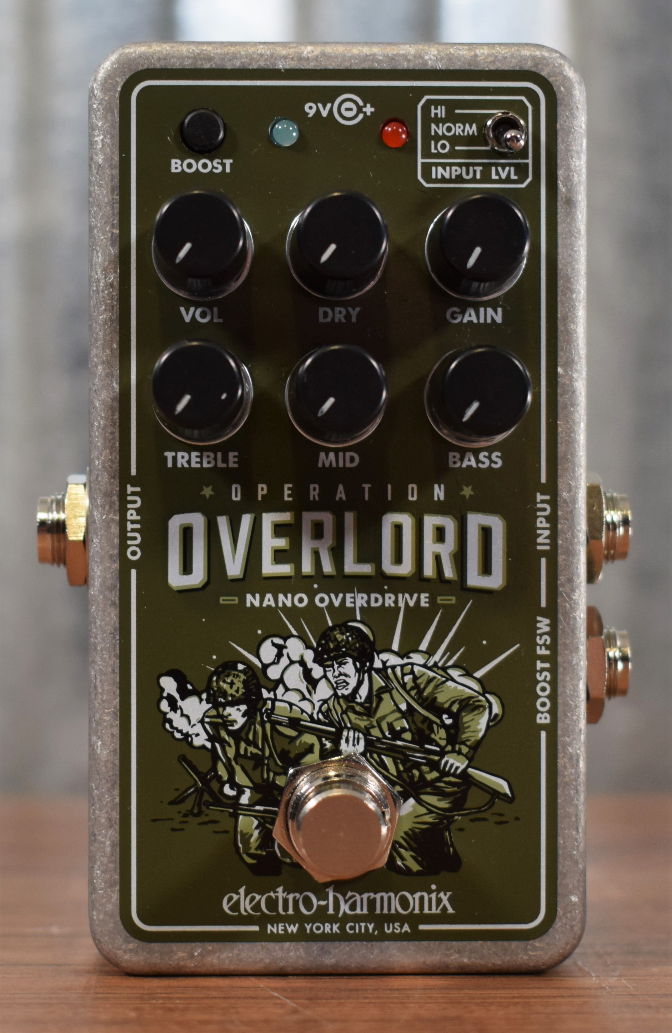 Electro-Harmonix Nano Operation Overlord Overdrive Guitar Effect