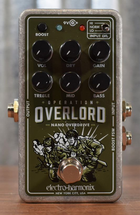 Electro-Harmonix Nano Operation Overlord Overdrive Guitar Effect Pedal