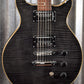 Hamer Archtop Flame Trans Black Double Cut Guitar SATF-TBK #0929 B Stock