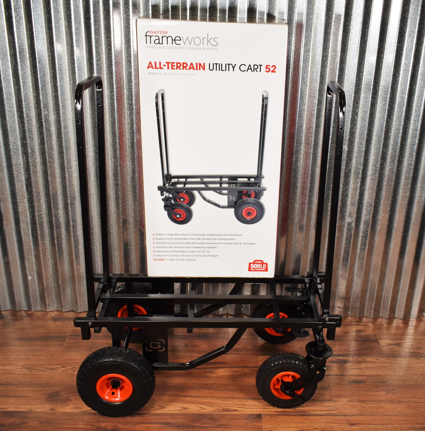 Gator Frameworks GFW-UTL-CART52AT All Terrian Folding Mulit Ulitlity Cart