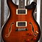PRS Paul Reed Smith SE Hollowbody II Piezo Black Gold Guitar HPEMBBG & Case #3934