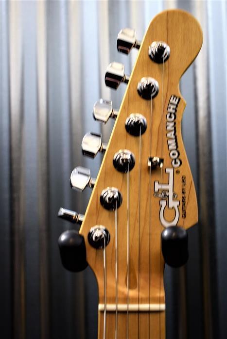 G&L Guitars USA Custom COMANCHE Jet Black Electric Guitar & Case 2016 #8687