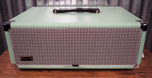 Gator Cases GR-RETRORACK-3SG 3 Space Guitar & Bass Amplifier/Effects Rack Case Seafoam Green