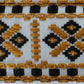 Levy's MRHHT-07 Right Height™ 2-Inch Jacquard Weave Guitar Bass Strap with White, Black & Gold Hootenanny Motif