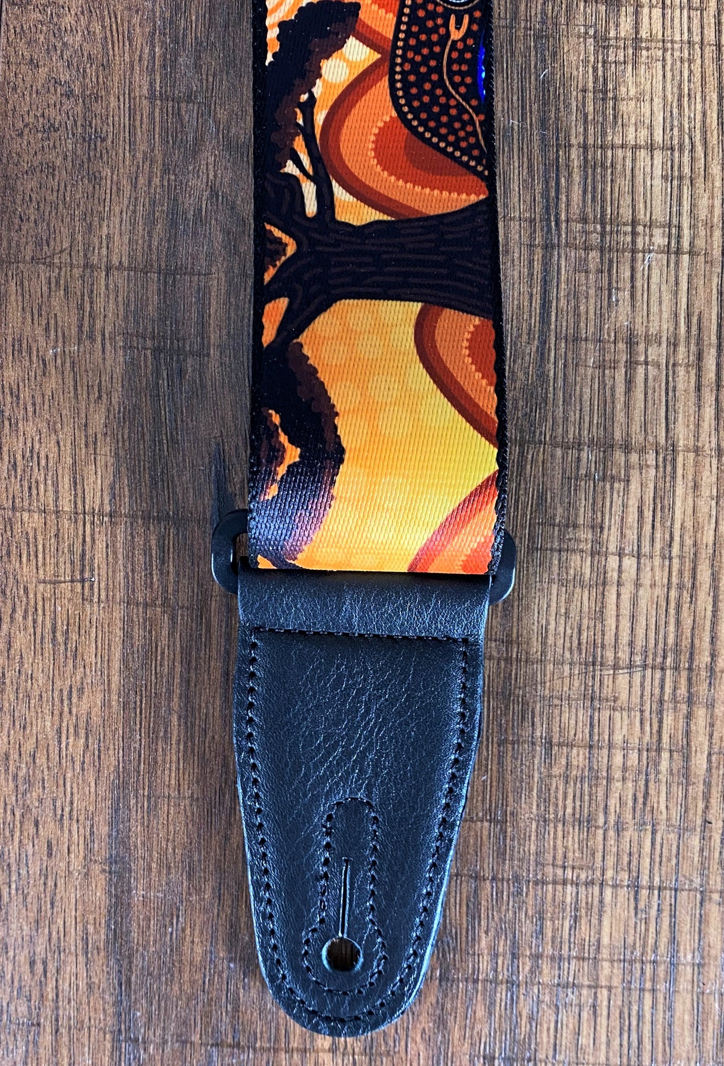 Levy's MP2DU-003 2" Polyester Printed Guitar Strap Down Under Landscape