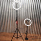 Gator Frameworks GFW-RINGLIGHTSET Adjustable LED Ring Light Stands & Phone Holders Set
