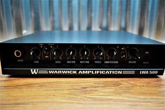 Warwick LWA500 500 Watt Light Weight Bass Amplifier Head LWA 500