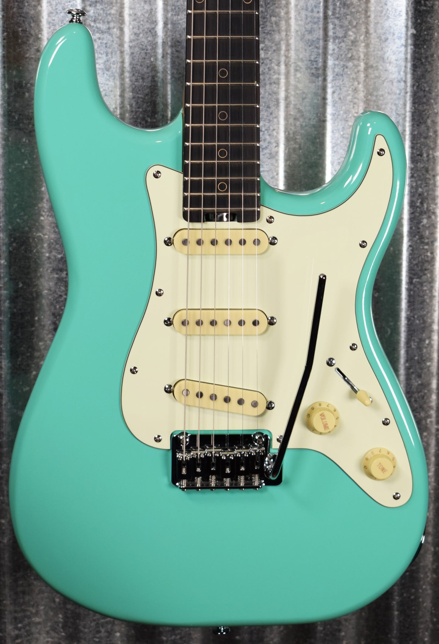 Schecter Diamond Series Nick Johnston Traditional SSS Strat Atomic Green Guitar #0497 Used