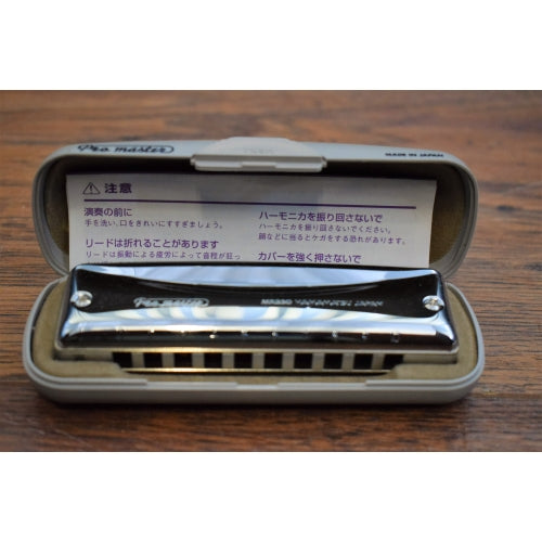 Suzuki Promaster MR-350 Deluxe 10 Hole Diatonic Harmonica Key of  HG Hi G