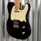 Musi Virgo Classic Telecaster Transparent Black Guitar #0267 Used