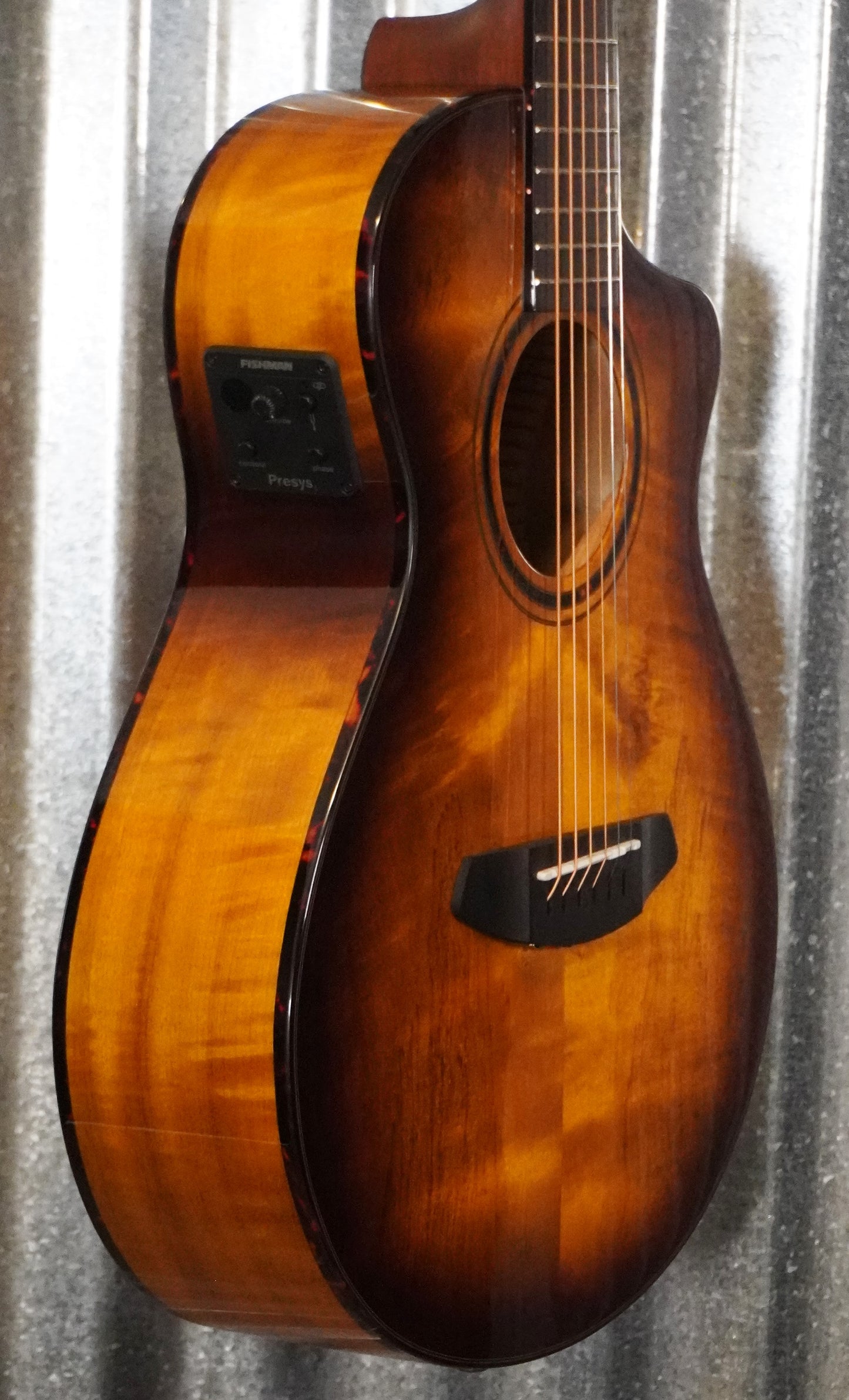 Breedlove Pursuit Exotic S Companion CE Tiger's Eye Acoustic Electric Guitar PSCP42CEMYMY #3678 Used