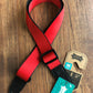 Levy's MPJR-RED 1.5" Adjustable Printed Kids Guitar & Bass Strap Red