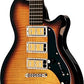 Supro Island Series 2030TS Hampton Flame Maple Tobacco Burst Guitar & Case #714