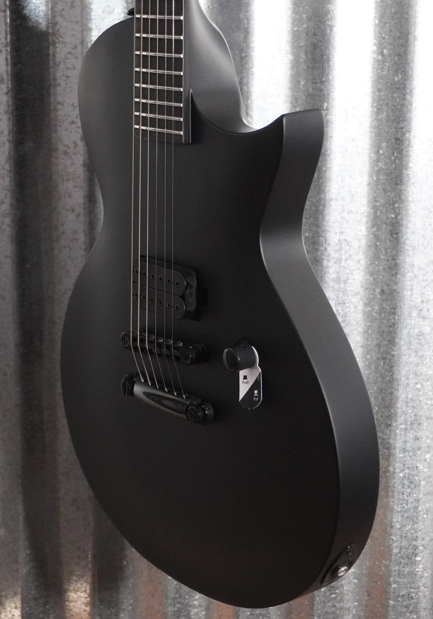 ESP LTD EC Black Metal Guitar LECBKMBLKS #0849