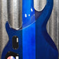 ESP LTD BB-1005 Bunny Brunel 5 String Bass Quilt Maple Black Aqua & Case LBB1005QMBLKAQ #0379