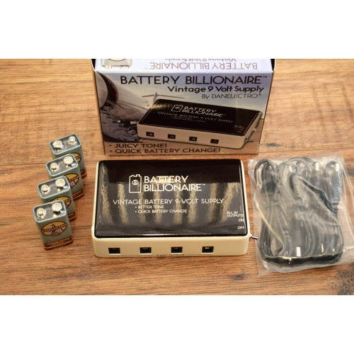 Danelectro BAT-1 Battery Billionaire Guitar Effect Pedal Power Supply