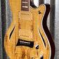 Michael Kelly MKHSSSPPYZ Hybrid Special Piezo Electric Guitar Spalted Maple #0104