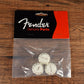 Fender Genuine Stratocaster Guitar Knob Set Parchment 005-6254-049