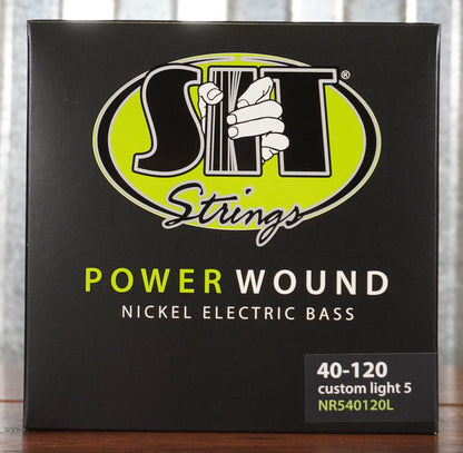 SIT Strings Power Wound 5 String Custom Light Nickel Bass Set NR540120L