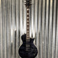 ESP LTD EC-1000 Piezo Bridge Quilt Top See Through Black Guitar & Case #2442 B Stock