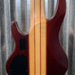 ESP LTD D-6 6 String Bass Natural Satin & Case LD6NS #0569