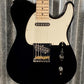 G&L USA ASAT Classic Jet Black Guitar & Bag #3002 Used