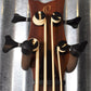 Ortega Lizzy Pro Acoustic Electric Lined Fretless Ukulele U Bass & Bag #8210