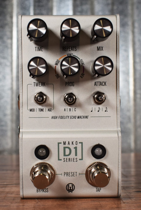 Walrus Audio D1 Mako SeriesHigh Fidelity Delay Guitar Effect Pedal