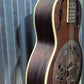 Washburn R360K Distressed Bronze Parlor Resonator Acoustic Guitar & Case #351