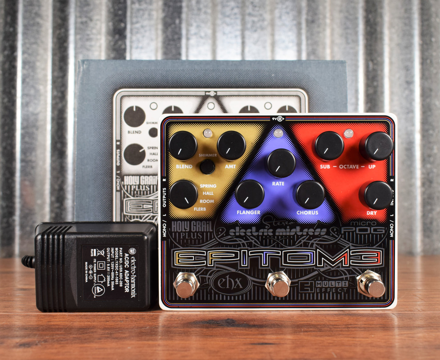 epitome pedal Electro-Harmonix EHX EPITOME Holy Grail + Electric Mistress + Micro Po – Specialty Traders
